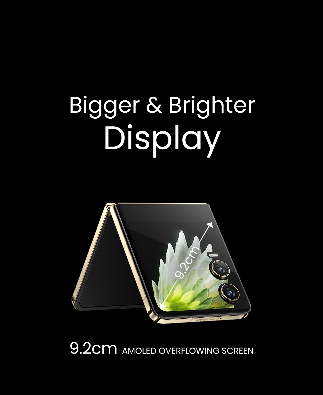 Bigger & Brighter Display